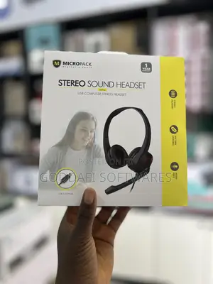 Micropack Usb-a Wired Headphones With Mic | Goddafi Stores