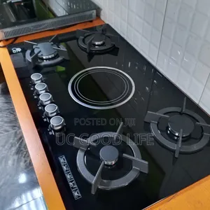 5 Burner Stove (4 Gas One Electric Heater)