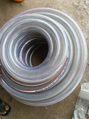 Transparent Flexible PVC Hose Reinforced With a Steel Wire