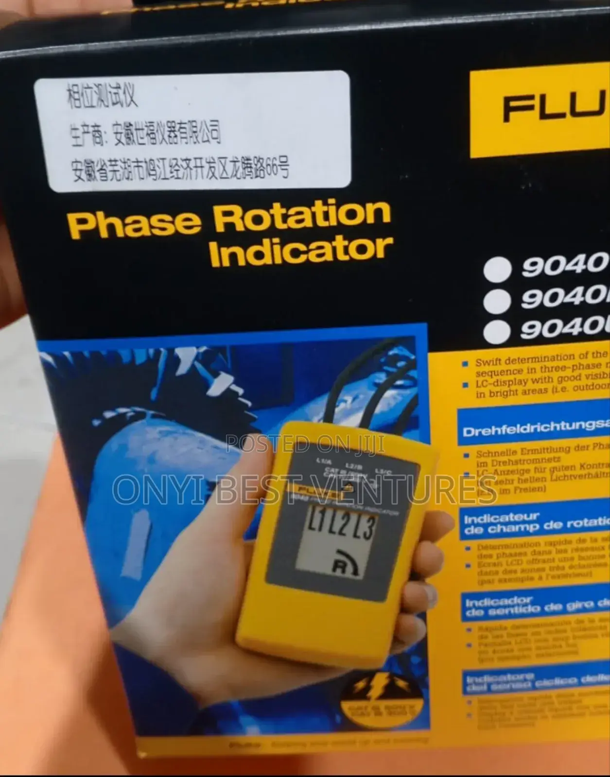 Fluke 9040 Phase Rotation Indicator