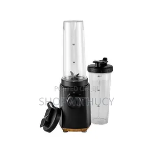 George Home 2-Cups Matte Black Scandi Twist Smoothie Blender