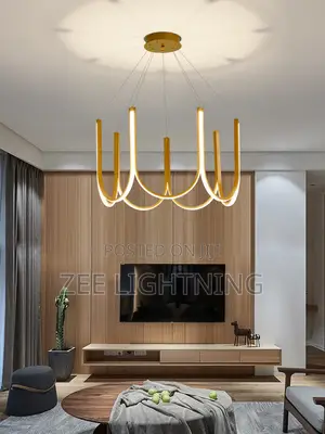 Chandelier (Gold and Black )