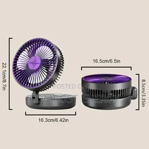 Rechargeable Mini Folding Fan With Illuminating Deco Light