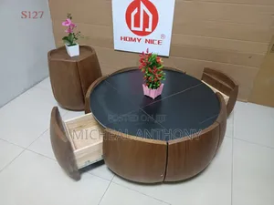 Executive Royal Center Table With One Side Stool