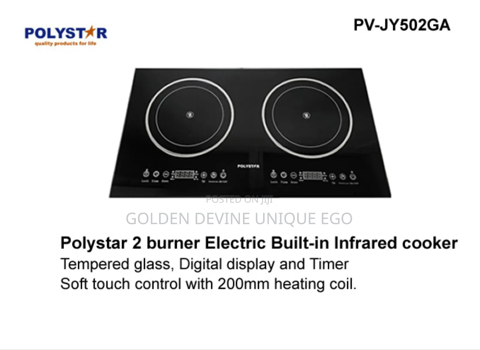 Polyester Digital Inbuilt Cooker