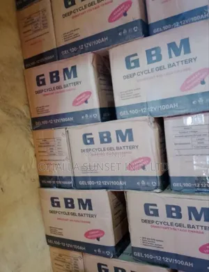 GBM Deep Cycle Gel Battery 100ah 12v