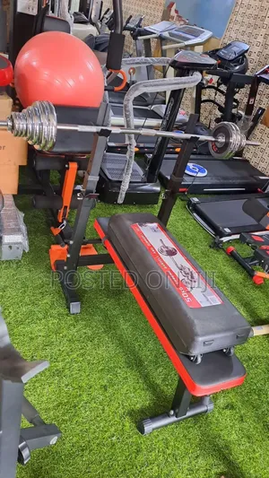 Weight Bench X 50kg Barbel/Dumbbell Box
