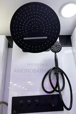 Black Thermostat Shower Set