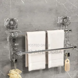 Adjustable Double Rail Towel Hanger