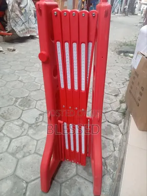 Plastic Expandable Barrier Caution