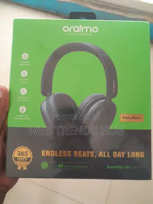 Oraimo Boompop Lite Ohp-317 Wireless Headphone - 65h Playtime