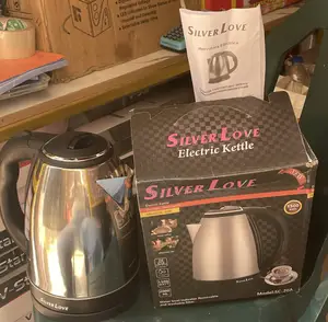 Silver Love Electric Kettle Model Sc-20a