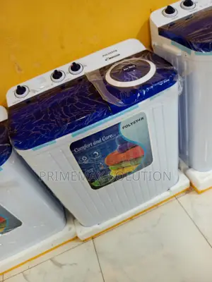 Durable Polystar 9kg Double Tub Washing Machine – Anti-Rust Body