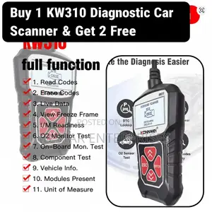 Buy 1 Kw310 Car Diagnostic Car Scanner and Get 2 Free Period