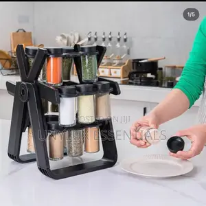 18 Jar Rotating Spice Rack