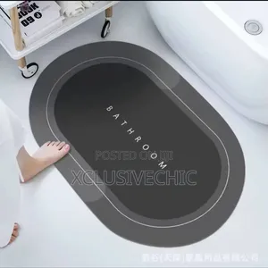 Bathroom Silicone Absorbent Mat - Big Small Size