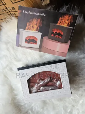 Fireplace Flame Aromatherapy Humidifier, Which Combines a Mist Maker