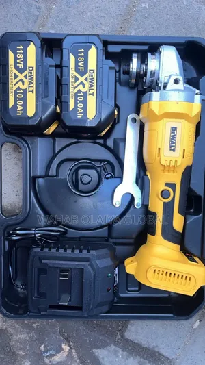 Cordless Angle Grinder Kit – 118v 10ah Batteries Included