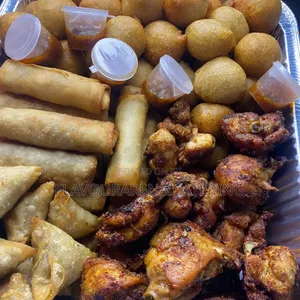 Small Chops Platters. Minimum Order Platter for 10