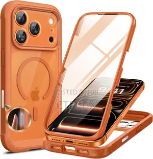 Miracase Magnetic Case For iPhone 17 Pro Max Case 6.9". Orange