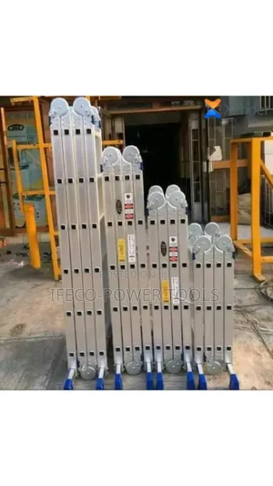 Multi-Purpose Aluminum Folding Ladders.