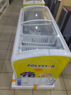 Brand New Polystar 615l Showcase Deep Freezer Energy Saving Freezing