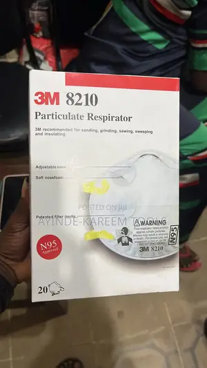 Particulate Respirator Mask 3m 8210 N95 Approved(20pcs)