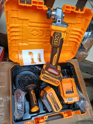 Ingco 20v Brushless Cordless Angle Grinder Kit. It Is a Powerful Tool