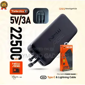 New Age Turbo Ultra 2 22500mah Power Bank – Dual Usb Output