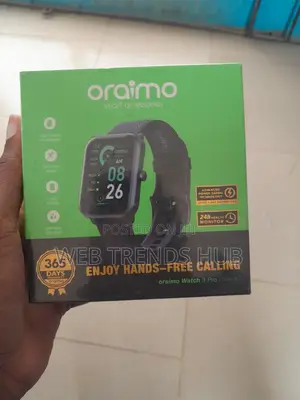 Oraimo Watch 3 Pro (Osw-34) - Brand New Smartwatch - Hand-Free Calling