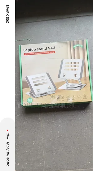 Adjustable 360 Rotating Laptop Stand and Tablet Foldable