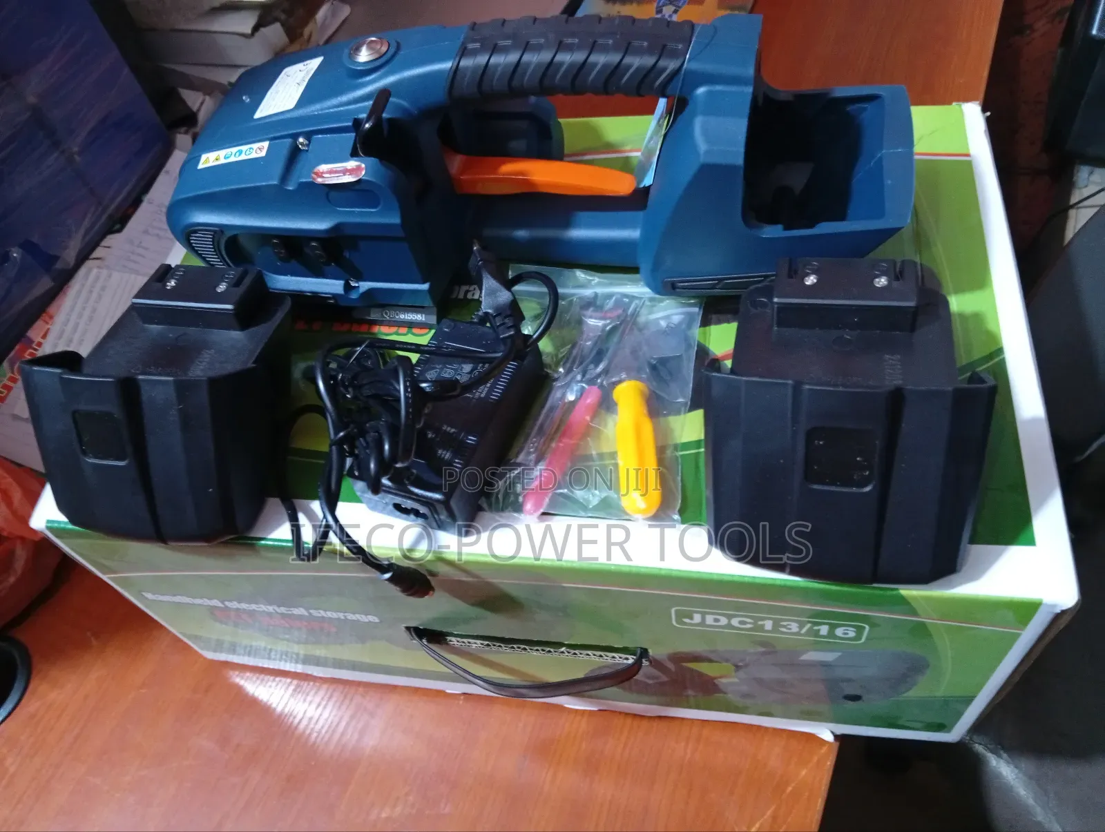 Jdc13/16 Electric Battery-Powered Plastic Strapping Tool,