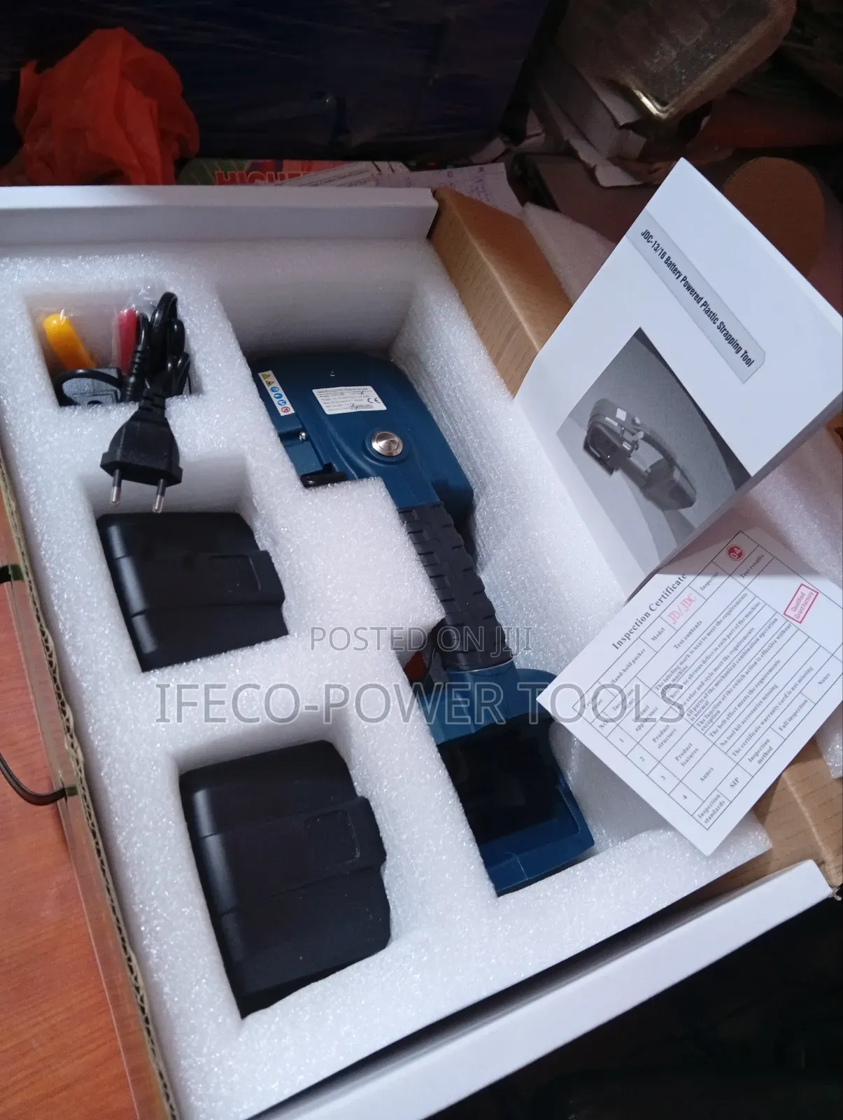 Jdc13/16 Electric Battery-Powered Plastic Strapping Tool,