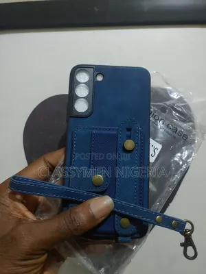 Samsung S22 Plus - Shockproof Leather Back Bumper Case