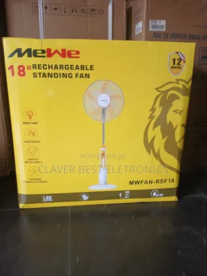 Mewe 18rechrgeable Fan