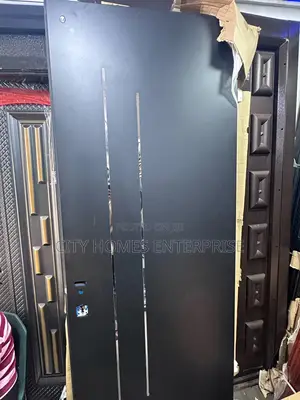 Israeli Security Door 3ft Extra Height Black Paris