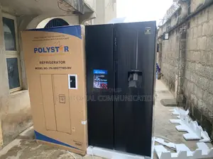 Polystar 520l Inverter Side-by-Side Refrigerator With Water Dispenser