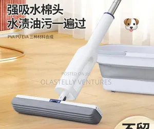 Sponge Mop With Collapsible Bucket
Vee.