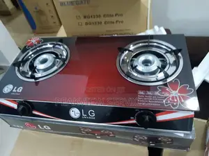 Two Gas Burner Head Available - Tabletop Gas Cooker Lg Lg-004gls-Ns