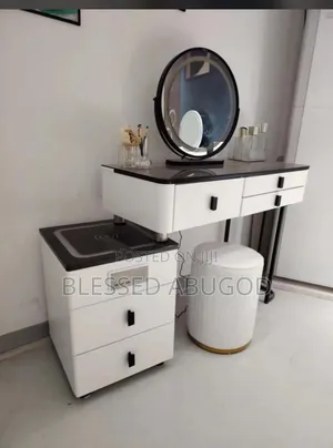 Executive Dresser With Console Mirror