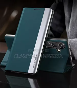 Samsung M34 5g - Luxury Magnetic Flip Leather Wallet Hard Case Cover