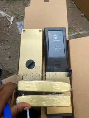 Smart Lock Fingerprint With Golden Color
