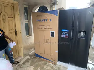 Polystar 520l Side-by-Side Refrigerator With Led Display