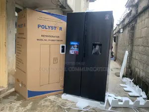 Polystar 502l Side-by-Side Fridge With Water Dispenser