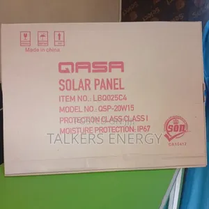 Qasa 20w Polycrystalline Solar Panel for Fans