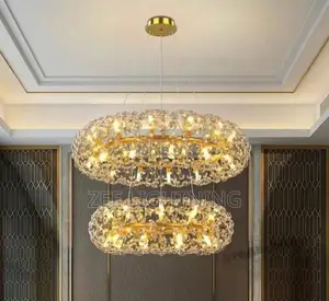 2 Step Crystal Chandelier
