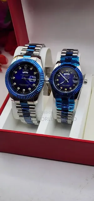 Rolex Couples Watch (Silver + Q Yoch of Blue) Ogu 7y