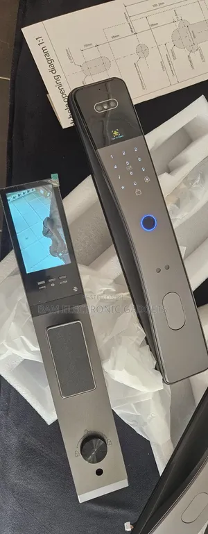 Face Id Fingerprint Smart Door Lock