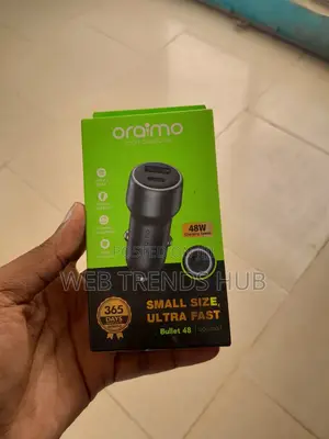 Brand New Oraimo Bullet 48 Car Charger - 48w Dual Output