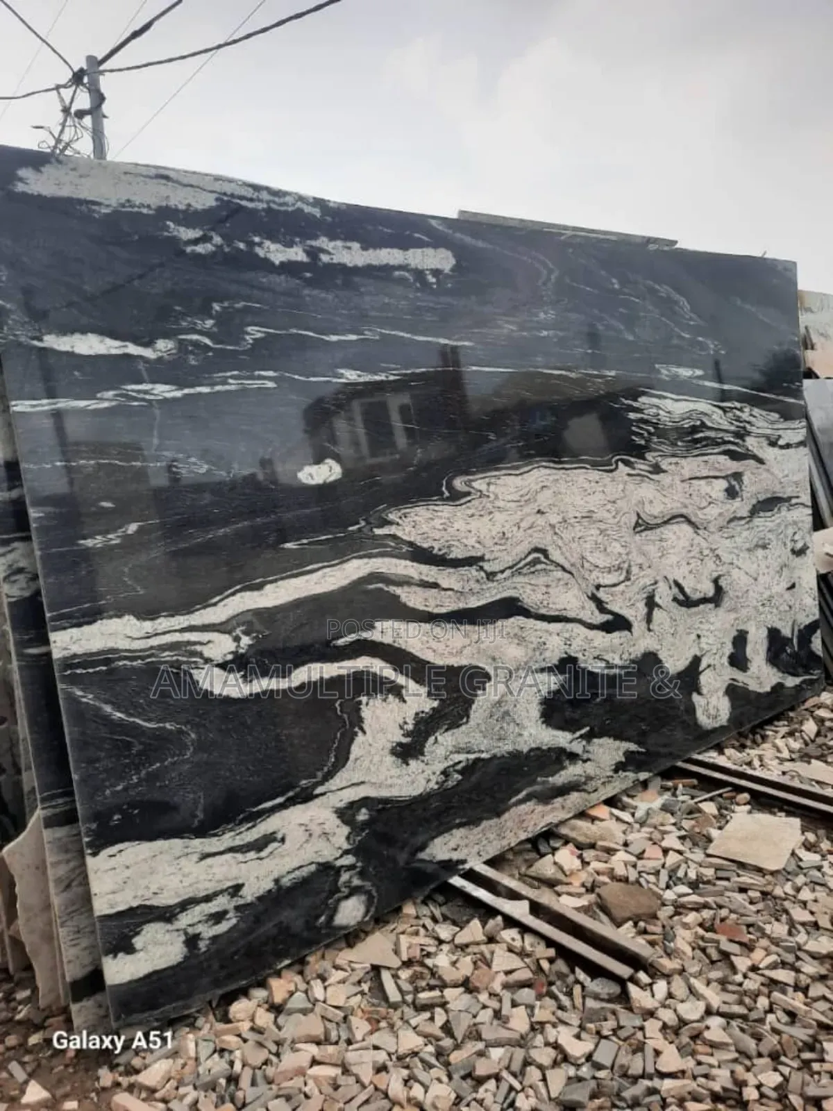 Classic Black Granite Slabs